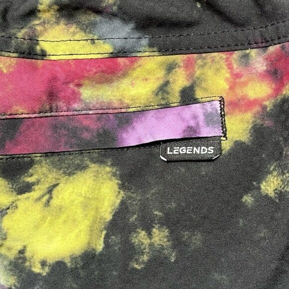 Legends Luka Shorts Mens XL Tie Dye Unlined Performance Training Stretch Gym 7" - Picture 9 of 9